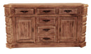 Cabinets White Buffet Cabinet - 81" X 26" X 45" White Wash Wood Buffet HomeRoots