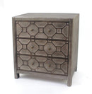 Cabinets Wooden Cabinet - 16" x 30" x 31" Brown, 3 Drawer, Quaint Vintage, Wood - Cabinet HomeRoots