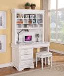 Cacique Computer Hutch, White-Desks and Hutches-White-Pine Wood-JadeMoghul Inc.