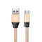 Cafele USB Type C for Xiaomi A1 Type C Cable for Huawei Mate 10 Pro Type C Fast Charge 5V 2.4A USB Type-c Cable-China-Gold-30cm-JadeMoghul Inc.