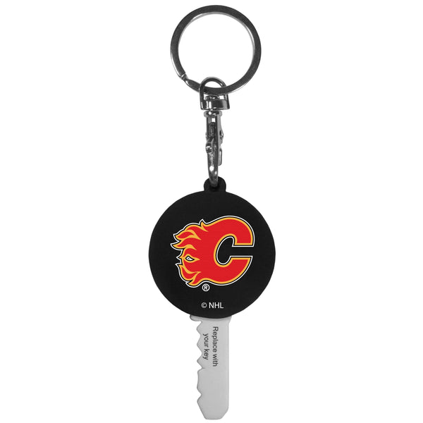 Calgary Flames Mini Light Key Topper-Key Chains-JadeMoghul Inc.