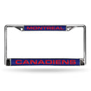Mercedes License Plate Frame Canadiens Laser Chrome Frame