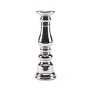 Candle Holders Taper Candle Holders - 4.5" X 4.5" X 13.6" Silver Dolomite Candle Holder HomeRoots