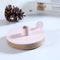 Candle Holders Wooden Candle Holders - 13" x 4.9" x 13" Pink Steel Wood Candle Holder HomeRoots