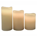 Trendy 3pc Led Candle-12 Changeable Colors - Benzara