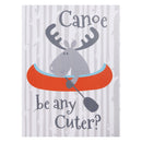 Canoe Be Any Cuter Canvas Wall Art-LODGE-JadeMoghul Inc.