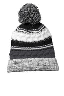 Caps Sport-Tek Pom Pom Team Beanie. STC21 Sport-Tek