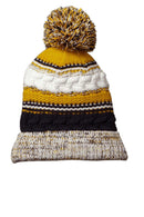 Caps Sport-Tek Pom Pom Team Beanie. STC21 Sport-Tek