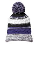 Caps Sport-Tek Pom Pom Team Beanie. STC21 Sport-Tek