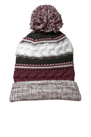 Caps Sport-Tek Pom Pom Team Beanie. STC21 Sport-Tek