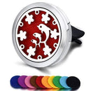 Car Air Freshener Car Perfume Diffuser Clip Car Air Auto Vent Freshener Essential Oil Perfume Locket (Free 10pc pad) C001 JadeMoghul Inc.