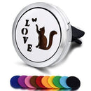 Car Air Freshener Car Perfume Diffuser Clip Car Air Auto Vent Freshener Essential Oil Perfume Locket (Free 10pc pad) C001 JadeMoghul Inc.