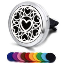 Car Air Freshener Car Perfume Diffuser Clip Car Air Auto Vent Freshener Essential Oil Perfume Locket (Free 10pc pad) C001 JadeMoghul Inc.