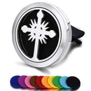 Car Air Freshener Car Perfume Diffuser Clip Car Air Auto Vent Freshener Essential Oil Perfume Locket (Free 10pc pad) C001 JadeMoghul Inc.