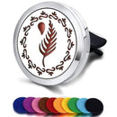 Car Air Freshener Car Perfume Diffuser Clip Car Air Auto Vent Freshener Essential Oil Perfume Locket (Free 10pc pad) C001 JadeMoghul Inc.