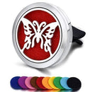 Car Air Freshener Car Perfume Diffuser Clip Car Air Auto Vent Freshener Essential Oil Perfume Locket (Free 10pc pad) C001 JadeMoghul Inc.