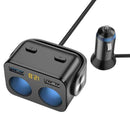 Car Cigarette Lighter Socket Splitter Charger Dual USB QC 3.0 Quick Charge 12V Auto Cigarette Lighter Sockets Power Adapter Plug JadeMoghul Inc.