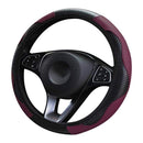 Car Steering Wheel Cover Breathable Anti Slip PU Steering Covers Suitable 37-38cm Auto steering wheel protective Decoration JadeMoghul Inc.