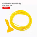 Car Styling 5M/pcs Universal Flexible Car Interior Decoration Moulding Trim Strips Car Central Control and Door Decoration Strip JadeMoghul Inc.