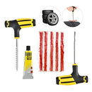 Car Tire Repair Tools Tire Repair Kit Rivet Tool Set Car Bicycle Tubeless Tire Puncture Plug Garage Auto Parts Free Shipping JadeMoghul Inc.