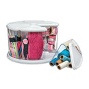 CAROUSEL ORGANIZER 6 BIN WHITE-Toys & Games-JadeMoghul Inc.