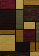 Carpets Bedroom Carpet 22" x 26" x 0.4" Multi Polypropylene Accent Rug 1952 HomeRoots