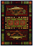Carpets Bedroom Carpet 63" x 90" x 0.47" Terracotta Polypropylene Area Rug 9059 HomeRoots