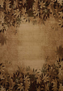 Carpets Bedroom Carpet 63" x 90" x 0.47" Toffee Polypropylene Area Rug 8989 HomeRoots