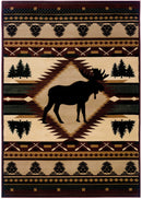 Carpets Bedroom Carpet 63" x 90" x 0.47" Toffee Polypropylene Area Rug 9064 HomeRoots
