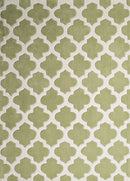 Carpets Best Carpet - 22" x 26" x 0.47" Green Polyester Accent Rug HomeRoots