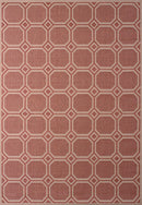 Carpets Best Carpet - 63" x 90" Terracotta Polypropylene/Olefin Accent Rug HomeRoots