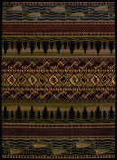 Carpets Carpet Outlet 6 x 86" x 0.4" Lodge Polypropylene Area Rug 6595 HomeRoots