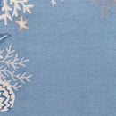 Carpets Cheap Carpet - 27" X 45" Polyester Sea Blue Area Rug HomeRoots