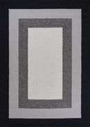 Carpets Indoor Outdoor Carpet 6'6" x 9'6" UV-treated Polypropylene Charcoal Area Rug 9808 HomeRoots