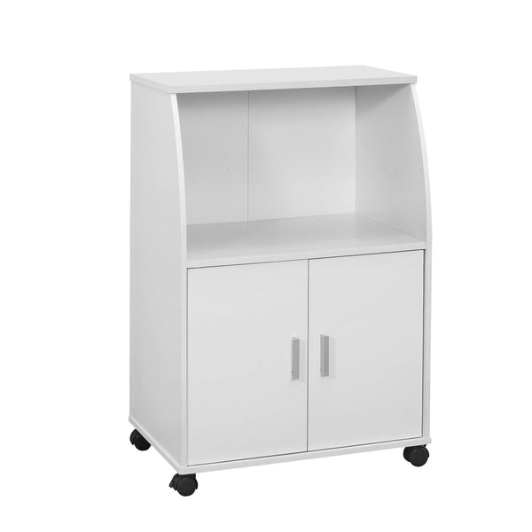 Carts Carts For Sale - 15'.25" x 22" x 33" White, Particle Board, Laminate - Kitchen Cart HomeRoots