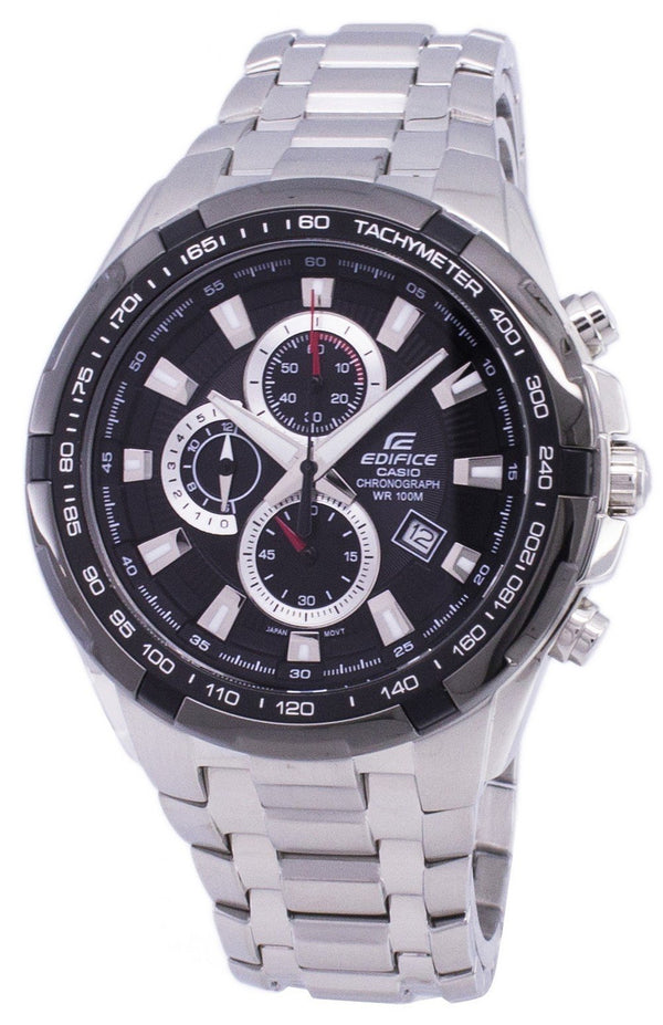 Casio Edifice Chronograph Tachymeter EF-539D-1AV EF539D-1AV Men's Watch-Branded Watches-Blue-JadeMoghul Inc.