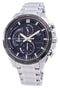 Casio Edifice EQS-600DB-1A9 EQS600DB-1A9 Chronograph Analog Men's Watch-Branded Watches-Black-JadeMoghul Inc.