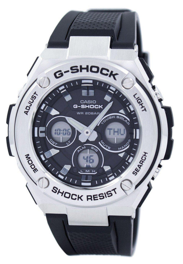 Casio G-Shock G-Steel Tough Solar Analog Digital GST-S310-1ADR GSTS310-1ADR Men's Watch-Branded Watches-JadeMoghul Inc.