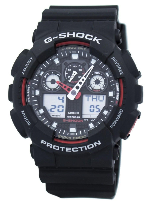 Casio G-Shock Velocity Indicator Alarm GA-100-1A4 GA100-1A4 Men's Watch-Branded Watches-JadeMoghul Inc.