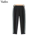 Casual Cotton Elastic Waist Streetswear-as picture 1-S-JadeMoghul Inc.
