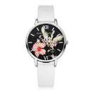 Casual Flower Silver Women Quartz Wristwatch-White Silver-JadeMoghul Inc.