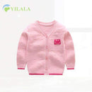 Casual Newborn Baby Sweaters Cotton Solid Baby Sweater V-Neck Long Sleeve Infant Clothes Spring Boys Sweater Baby Girls Clothin-APink-3M-JadeMoghul Inc.