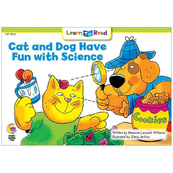 CAT AND DOG HAVE FUN W SCIENCE-Learning Materials-JadeMoghul Inc.