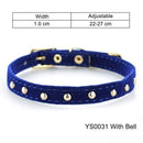 Cat Collar With Bell Safety Cat Collars Puppy Dog Collar For Cats Small Dogs Kittens Solid Pet Collar Chihuahua Products YS0032 JadeMoghul Inc.