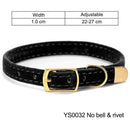 Cat Collar With Bell Safety Cat Collars Puppy Dog Collar For Cats Small Dogs Kittens Solid Pet Collar Chihuahua Products YS0032 JadeMoghul Inc.