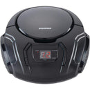 CD Players & Boomboxes Portable CD Player with AM/FM Radio (Black) Petra Industries