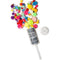 Celebration Party Supplies Pom Pom Push-Pop Confetti - Colorful Mix (Pack of 1) Weddingstar