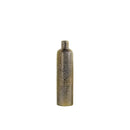 Ceramic Bottle Shaped Vase With Dimpled Pattern, Medium, Gold-Vases-Gold-Ceramic-JadeMoghul Inc.