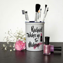 Ceramic Gifts & Accessories Wake Up For Makeup Personalised Brush Holder Treat Gifts