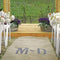 Ceremony Decorations Personalized Burlap Aisle Runner with Vineyard Monogram Burlap with Delicate Lace Borders Berry (Pack of 1) Weddingstar